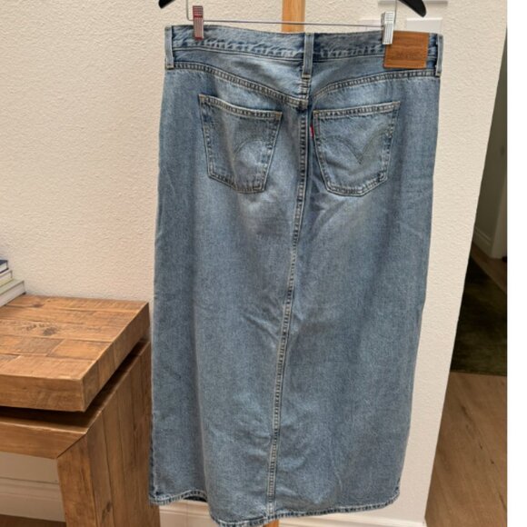Levi's Ankle Column Skirt- Sz 33 - Picture 5 of 7